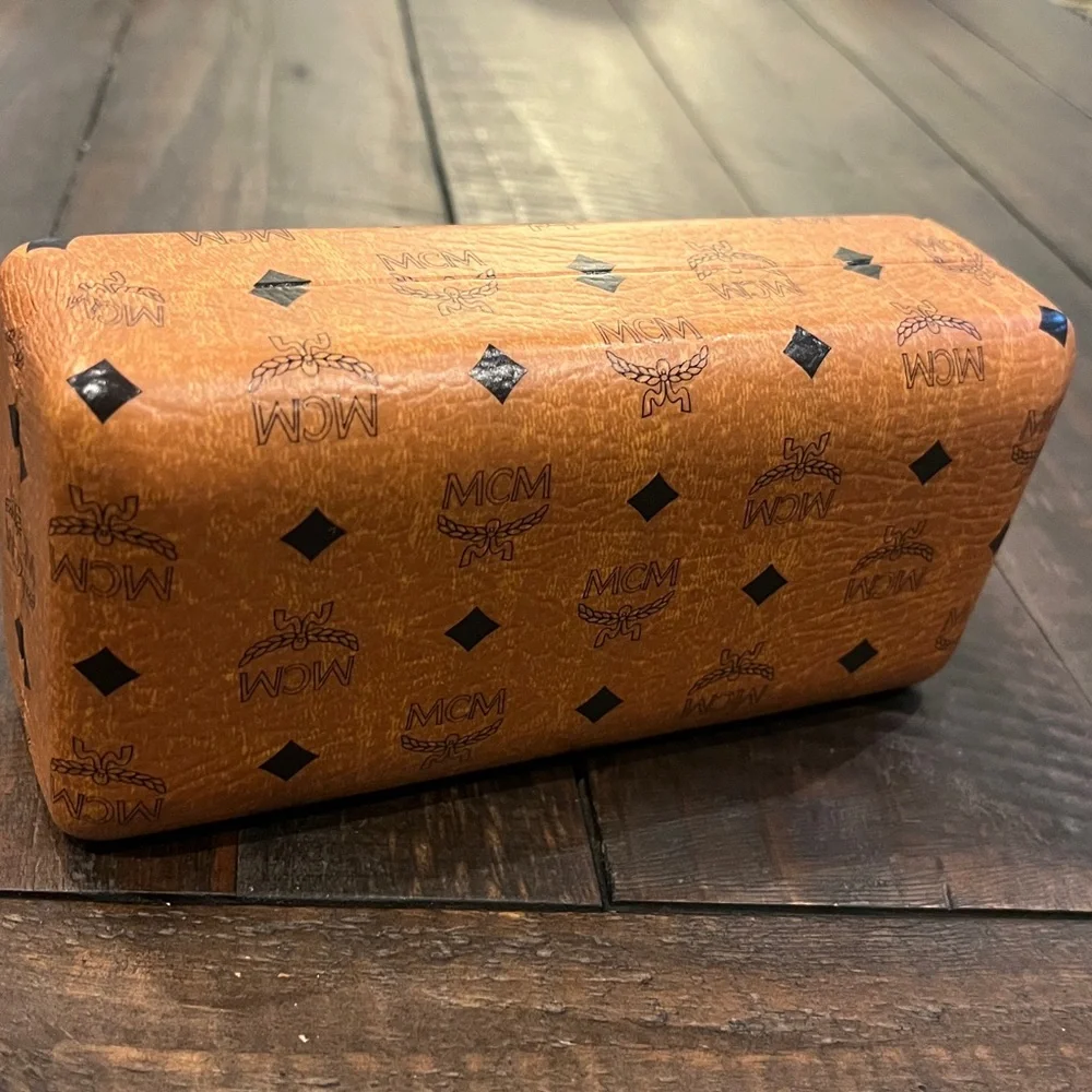 MCM Jumbo Leather Hardshell Sunglasses Case - Picture 5 of 16